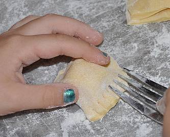 ravioli making