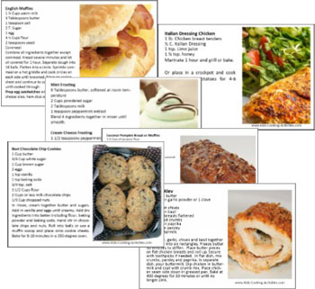 recipe cards