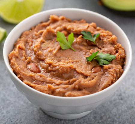 homemade refried beans