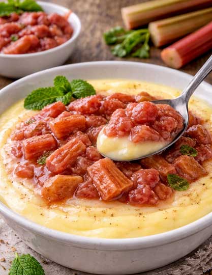 Rhubarb Custard