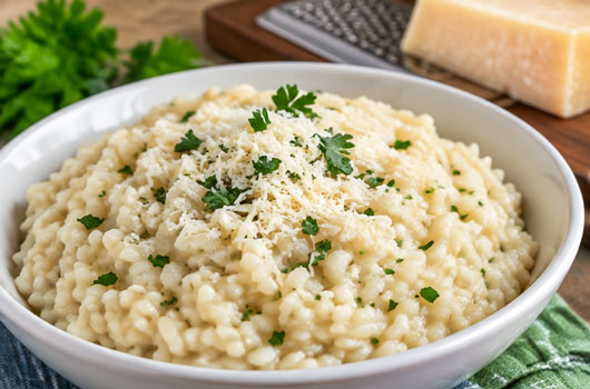 Asparagus risotto