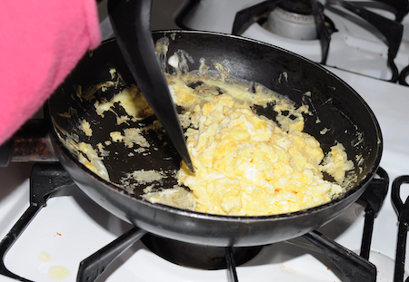 scrambled eggs