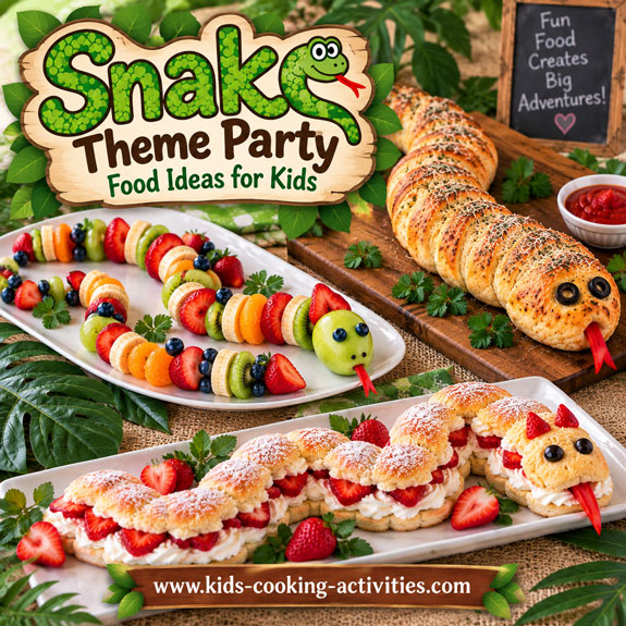 Snake theme party ideas for kids