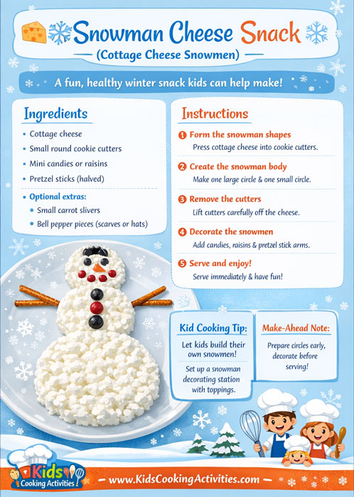 cottage cheese snowman- CT