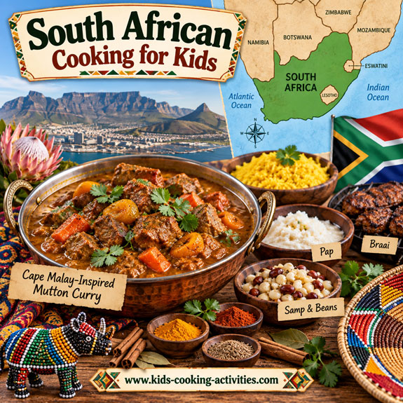 South African cooking for kids
