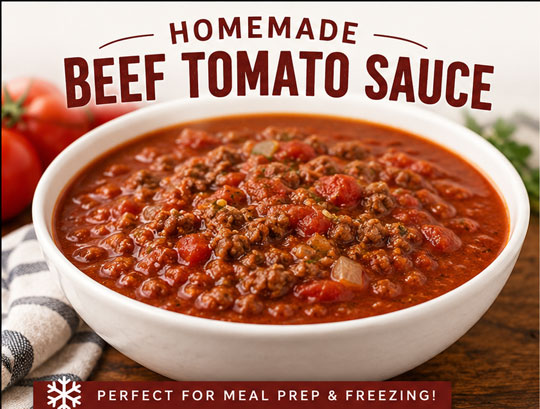 Homemade spaghetti sauce for freezer meals