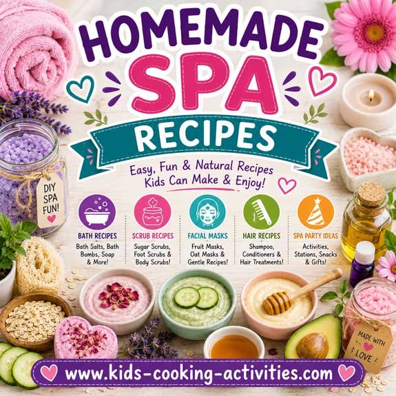 Homemade Spa Recipes for Kids