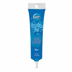 blue cake sparkle gel