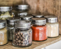 spices in bowls