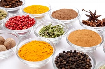 spices in bowls