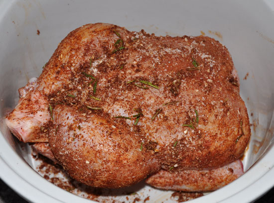 spicy dry rub chicken