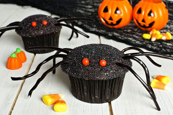 spider cupcakes