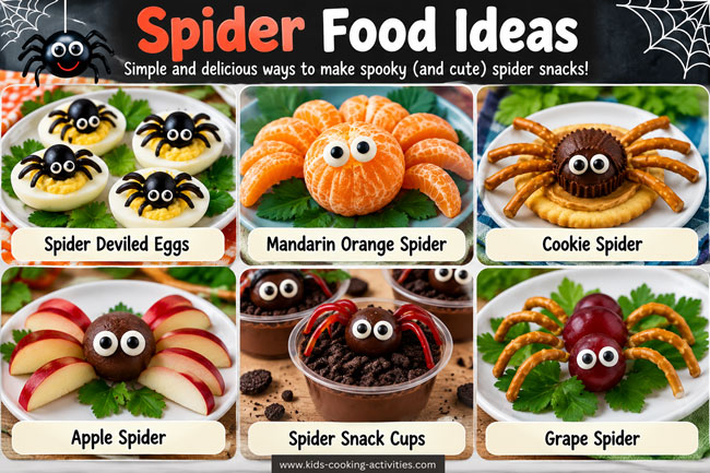 halloween spider recipes