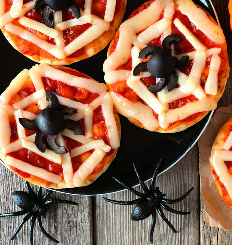 spider pizzas