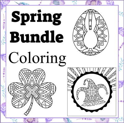 easter mandala coloring pages