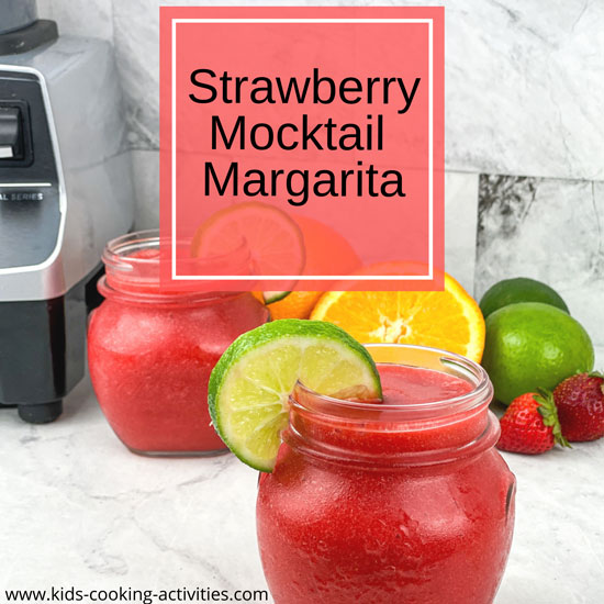 strawberry margarita mocktail