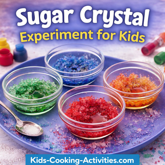 Sugar crystals experiment