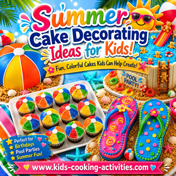 Summer cake decorating ideas for kids