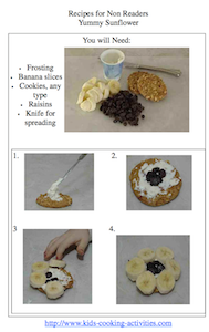 sunflower picture recipe