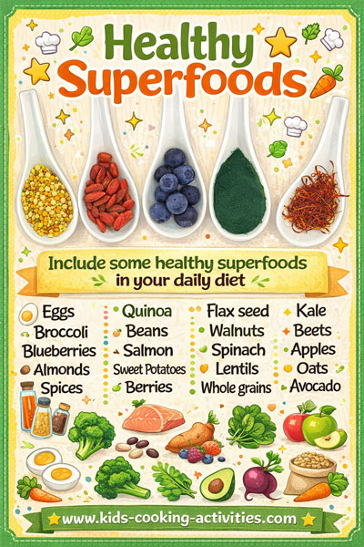 Healthy superfoods to add to your family meals