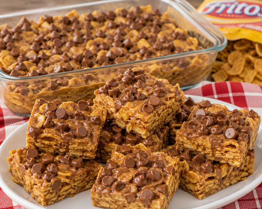 Sweet Fritos no bake dessert bars