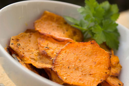 homemade potato chips