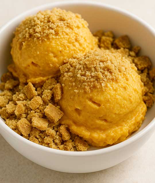 Sweet potato ice cream