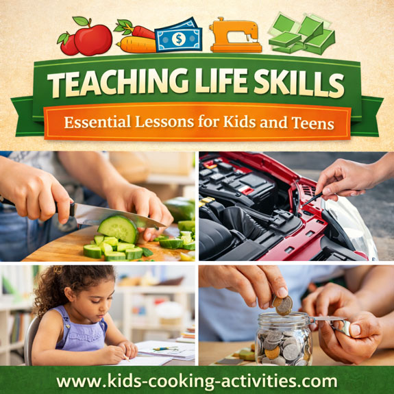 Teaching life skills through cooking