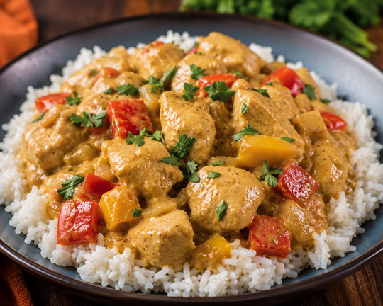 Creamy Thai chicken curry