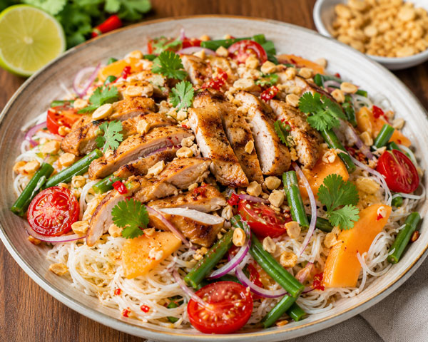 Thai-style chicken salad