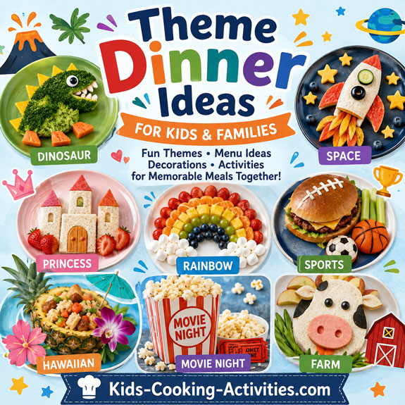 Theme dinner ideas for kids and families