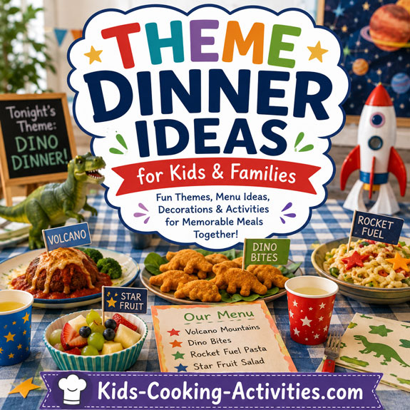 Theme dinner ideas for kids and families