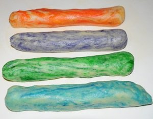 tie dye logs