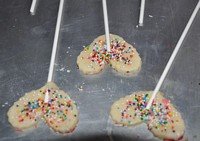cookie heart sprinkles