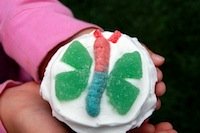 butterfly cupcake