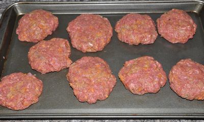 hamburger patties