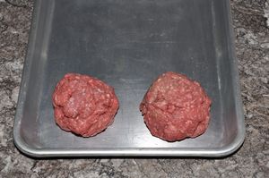 hamburger patties