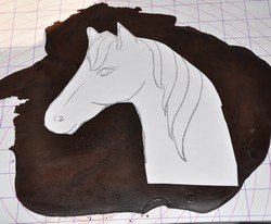 horse fondant