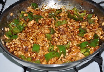 kung pao chicken done