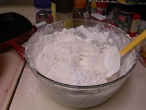 making marshmallow fondant