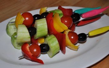 vegetable skewers