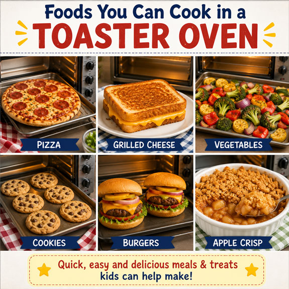Foods you can cook in a toaster oven