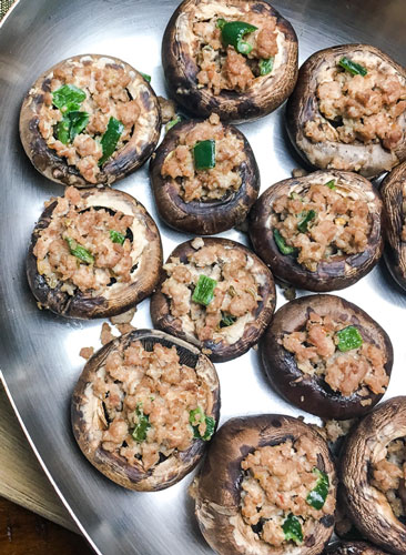 stuffed mushrooms