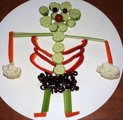 veggie skeleton