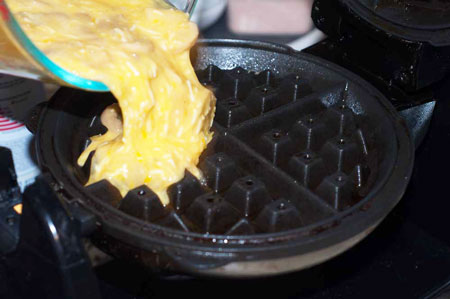 waffle omelet