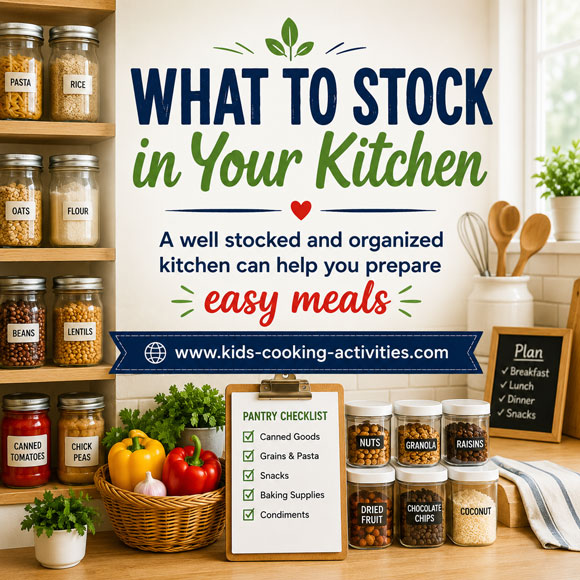 What to stock in your kitchen for easy kids meals