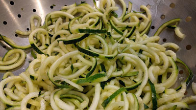 zucchini noodles