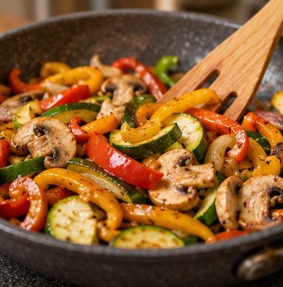 Zucchini and mushroom sauté