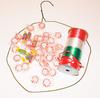 What you need to make a candy wreath